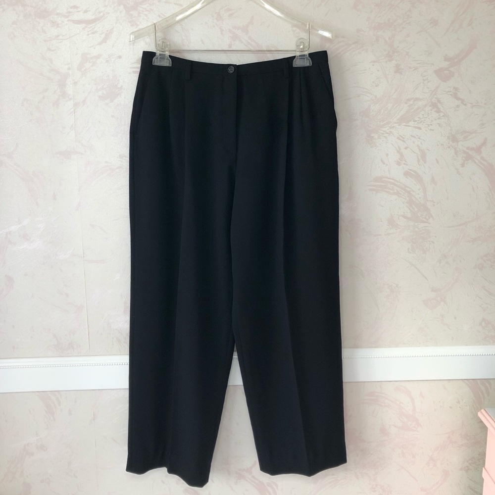 Giorgio Armani Classico black dress pants.
